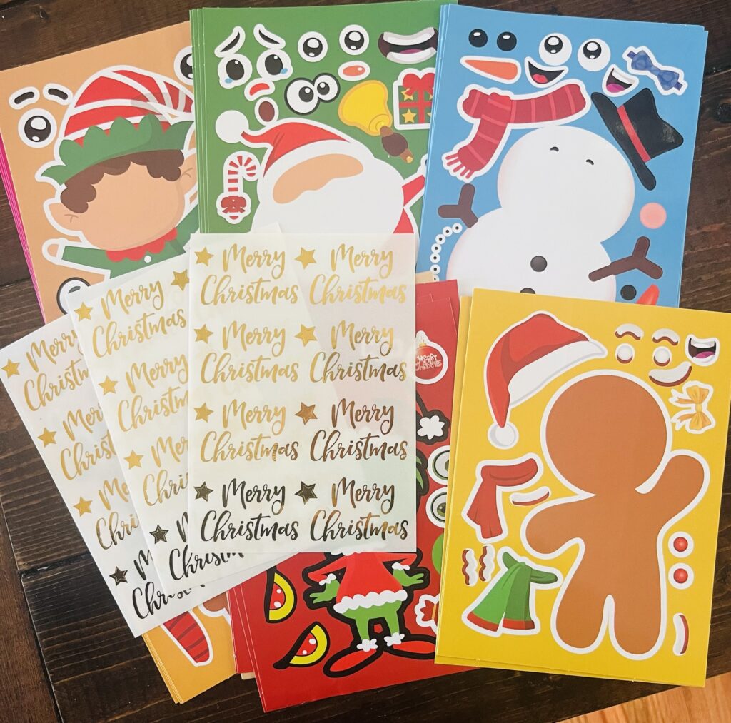Fun Supplies for Christmas Cards for Kids