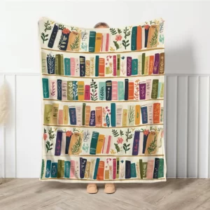 Soft and Cozy Bookish Blanket