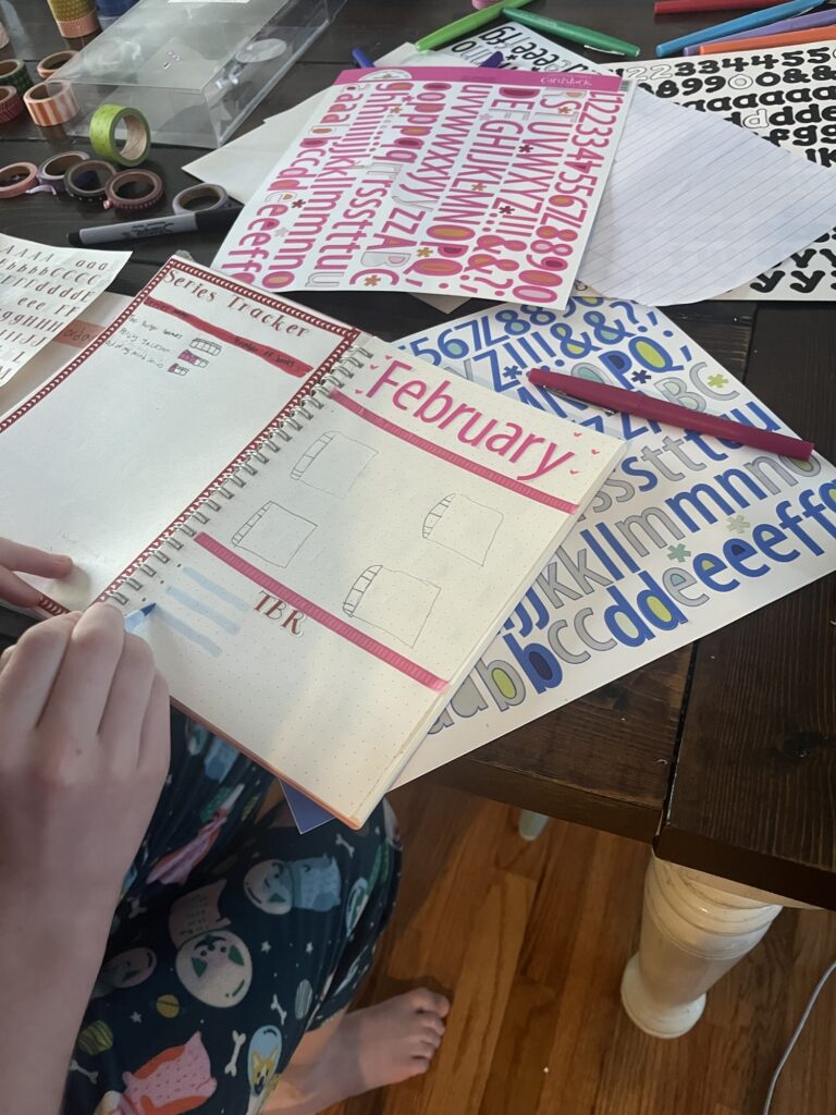 Creating a reading journal