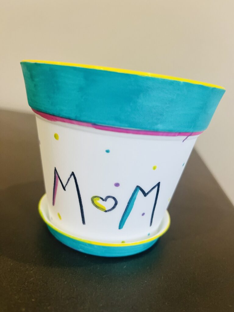 Flower Pot Craft Idea for Mother's Day