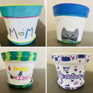 Easy Mother's Day Flower Pot Craft using Acrylic Markers