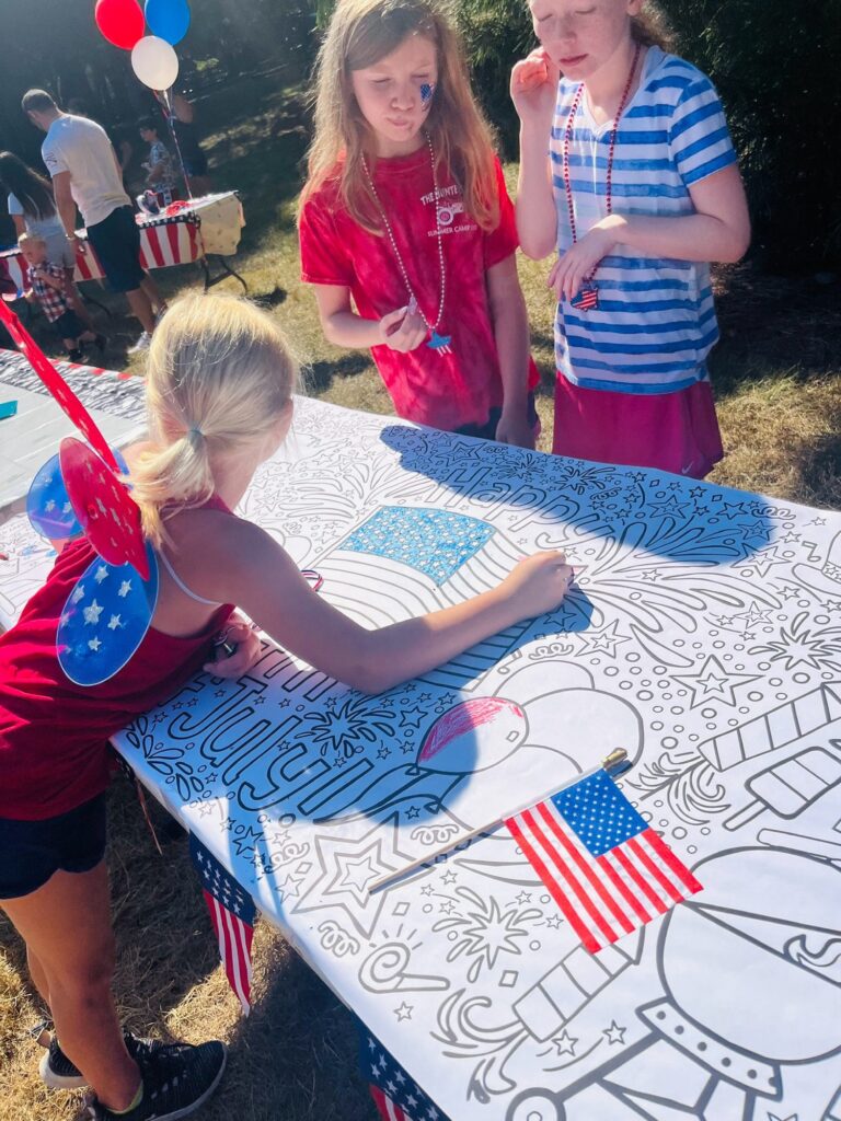 4th of July Giant Coloring Sheet Activity for Kids